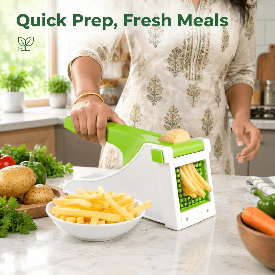 Vegetable Cutter | French Fries Cutter | 8-in-1 Vegetable Chopper