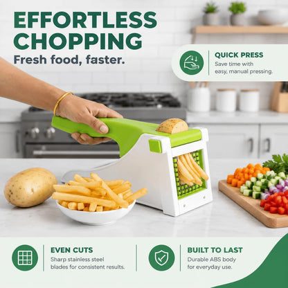 Vegetable Cutter | French Fries Cutter | 8-in-1 Vegetable Chopper