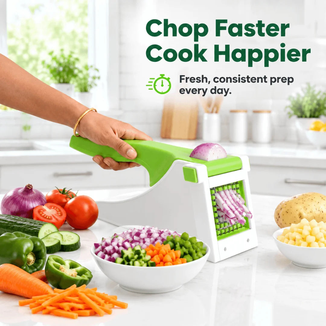 Vegetable Cutter | French Fries Cutter | 8-in-1 Vegetable Chopper