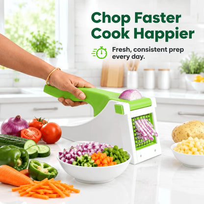 Vegetable Cutter | French Fries Cutter | 8-in-1 Vegetable Chopper
