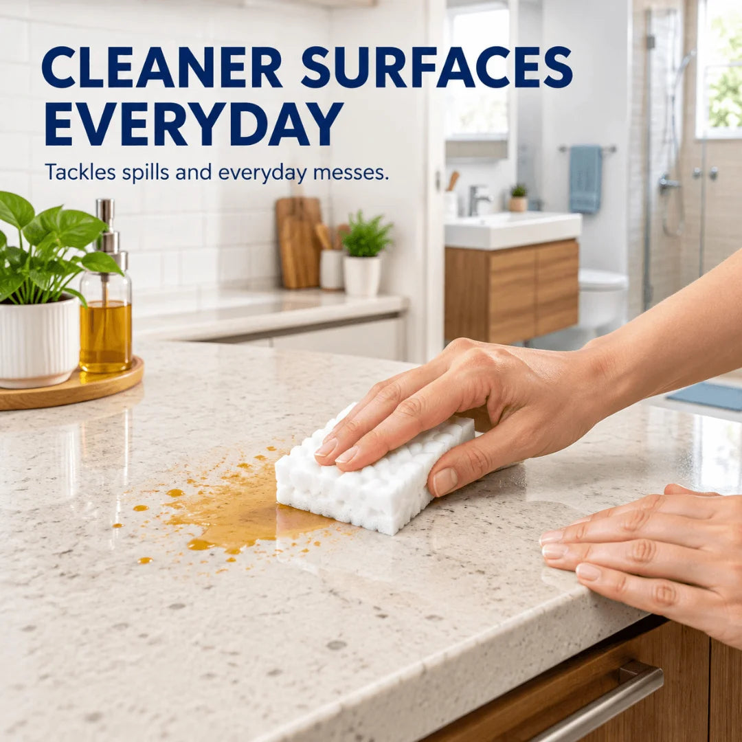 Magic Eraser Sponge Multipurpose Cleaner (Pack of 4)