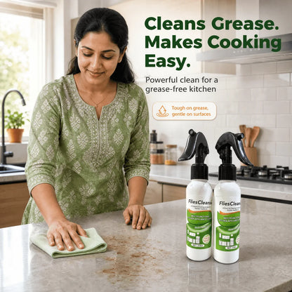 Kitchen Cleaner Spray & Heavy Duty Grease Remover (Pack of 2)