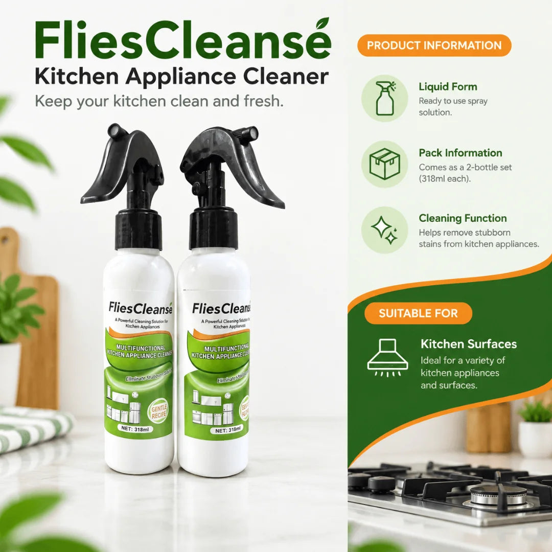 Kitchen Cleaner Spray & Heavy Duty Grease Remover (Pack of 2)