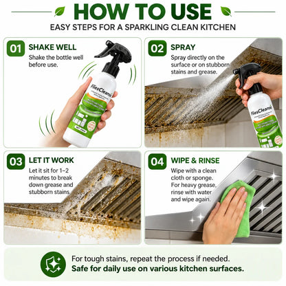 Kitchen Cleaner Spray & Heavy Duty Grease Remover (Pack of 2)