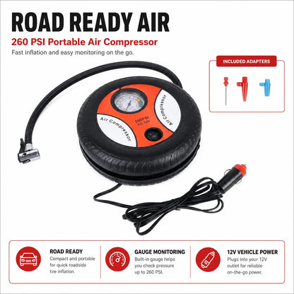 Air Compressor for Car | Portable Mini Air Compressor