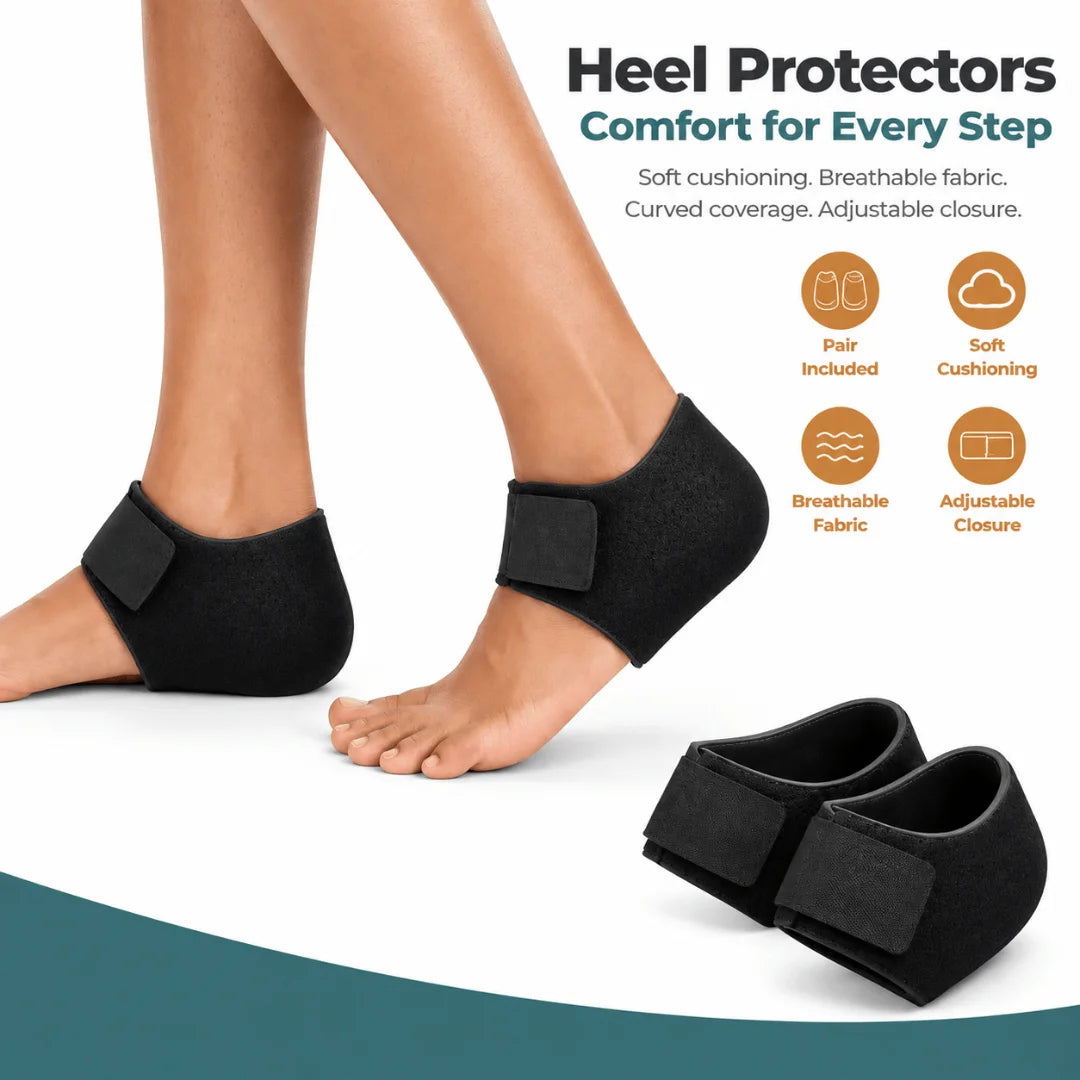 Heel Protector and Heel Pad - Adjustable Velcro
