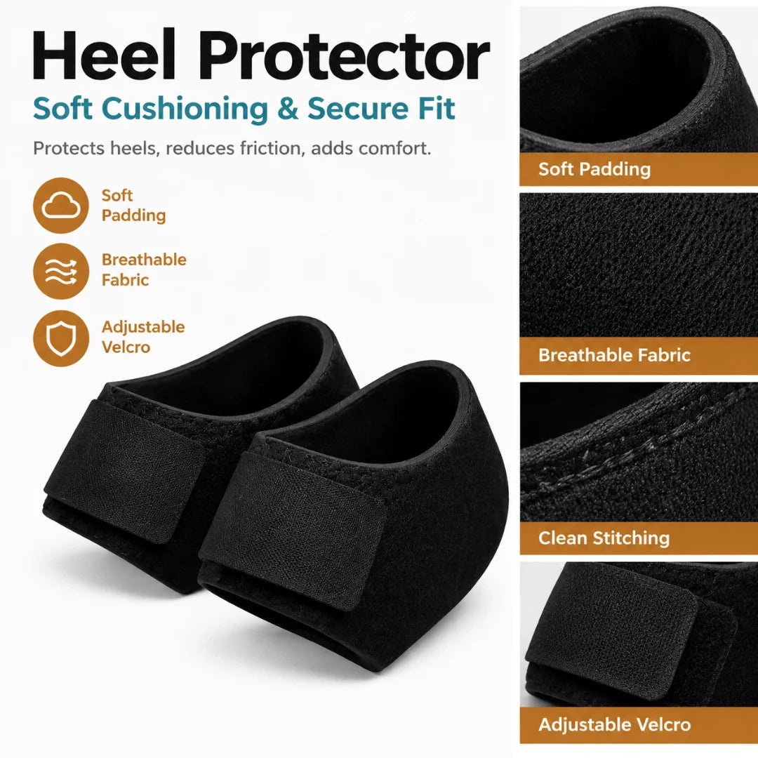 Heel Protector and Heel Pad - Adjustable Velcro