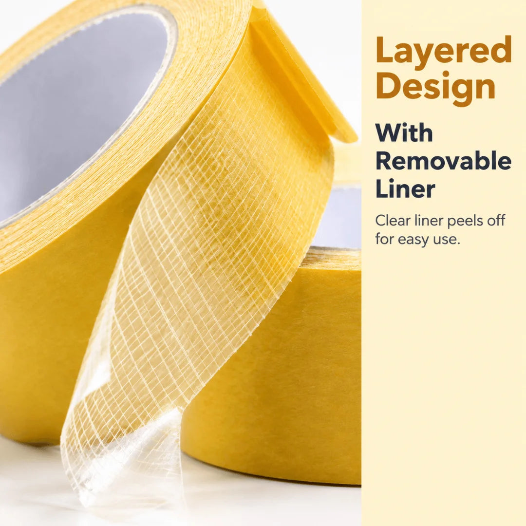 Double Sided Carpet Tape Heavy Duty 5 Meter (Pack of 2)