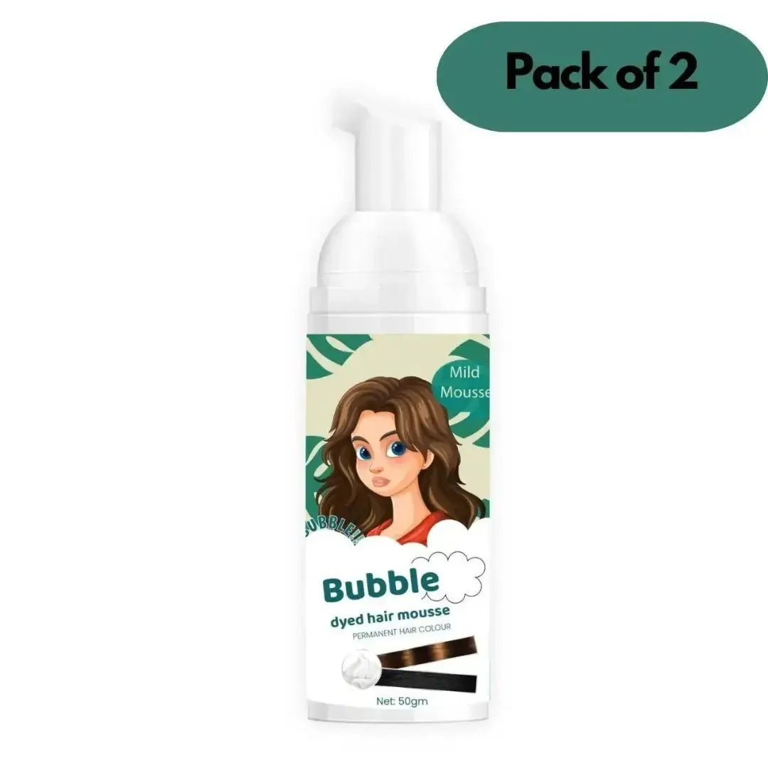 Bubble Dyed Hair Mousse 100g (Pack of 2)