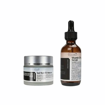 Vitamin C Serum Oil & Snail Mucin Cream 30ml Each Combo