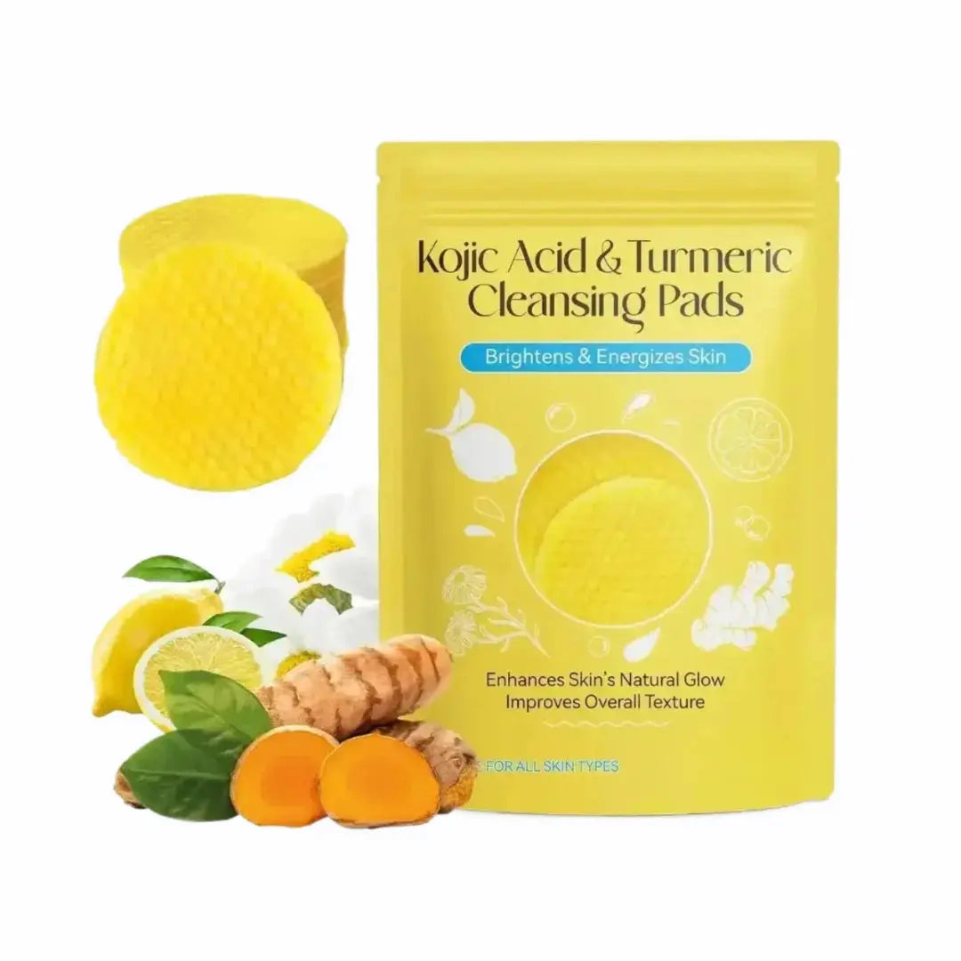 Turmeric Kojic Acid Cleansing Pads (Pack of 60 Pads)