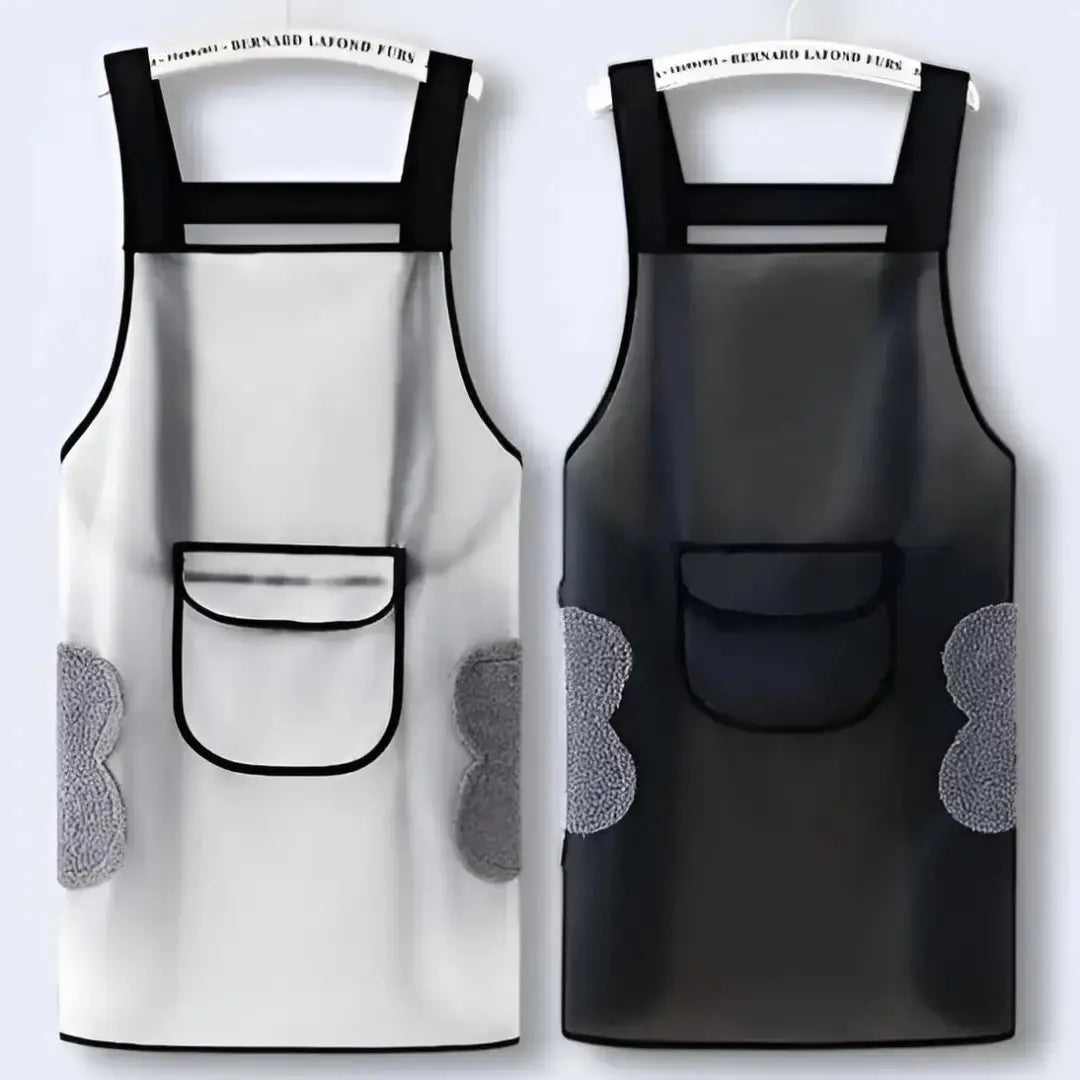 Adjustable Oil-Water Proof Transparent Cooking Apron