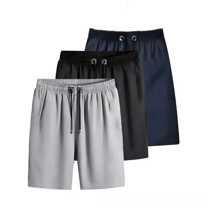 Combo of 3 Men's Cotton Polyester Shorts for Men