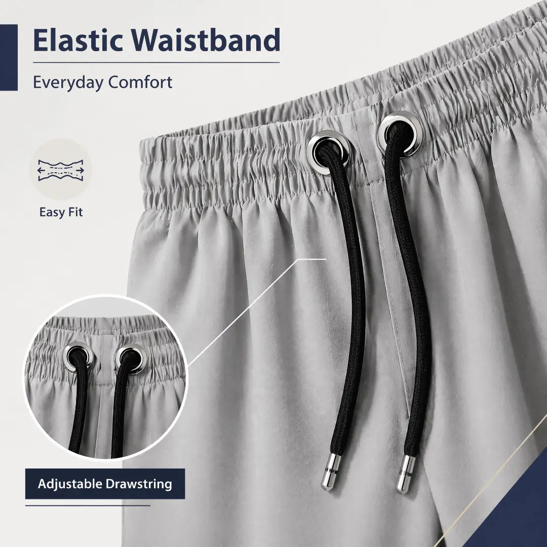 Combo of 3 Men's Cotton Polyester Shorts for Men