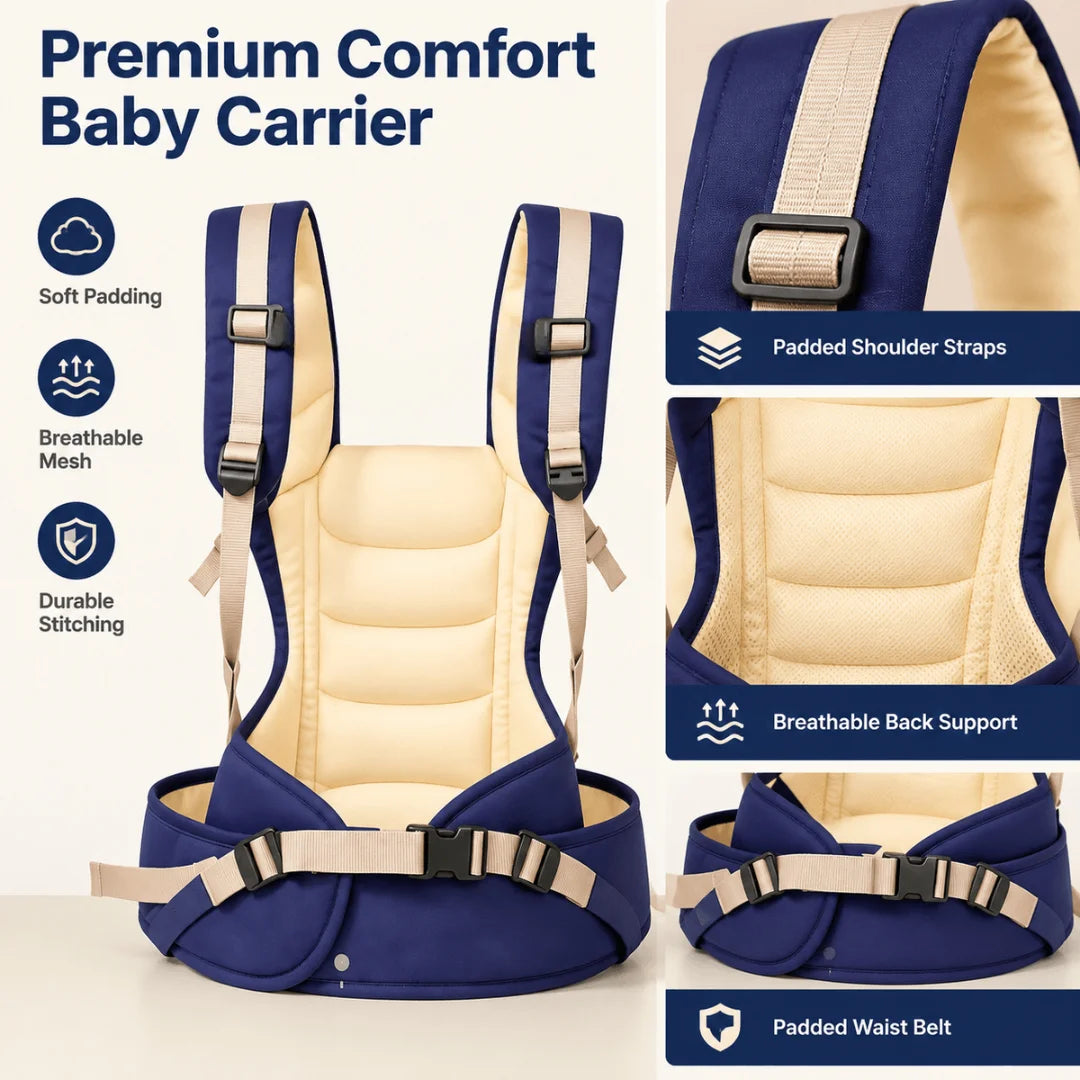 Baby Carrier 4-in-1 Ergonomic Baby Carrier Bag