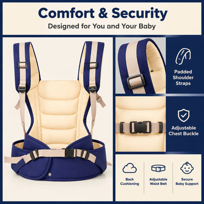 Baby Carrier 4-in-1 Ergonomic Baby Carrier Bag
