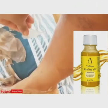 Yellow Peeling Oil for Dark Skin