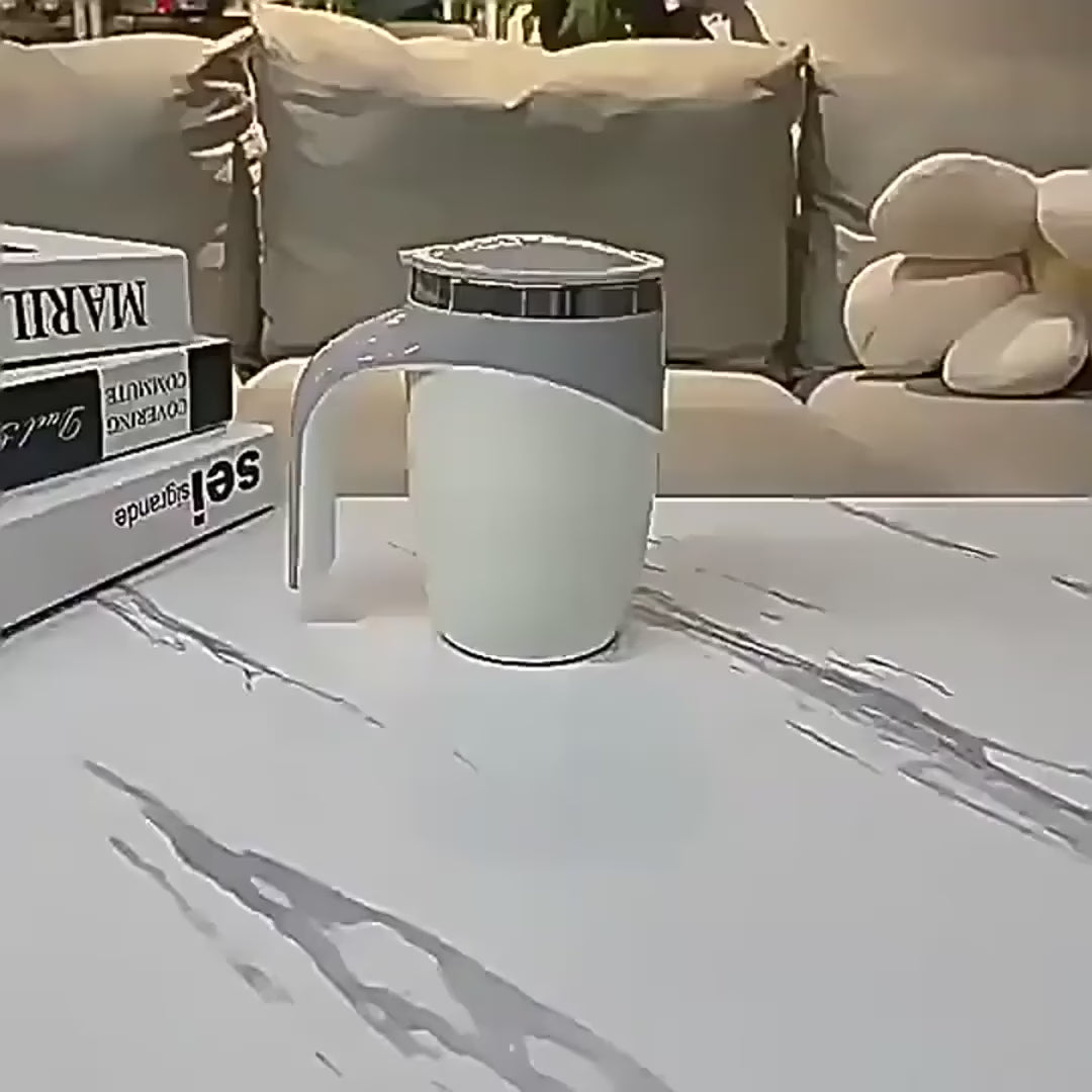 Self-Stirring Mug Magnetic – Automatic Mixing Cup for Coffee, Milk, Juice