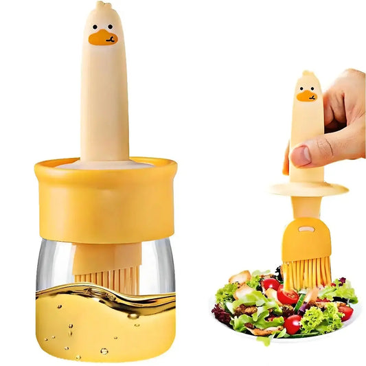 Oil Dispenser Bottle with Brush