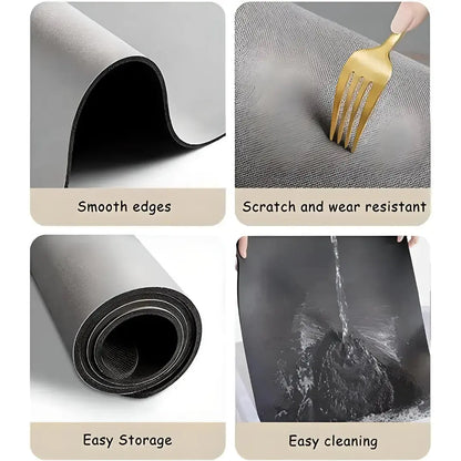 Quick-Drying Kitchen Mat - Pack of 2
