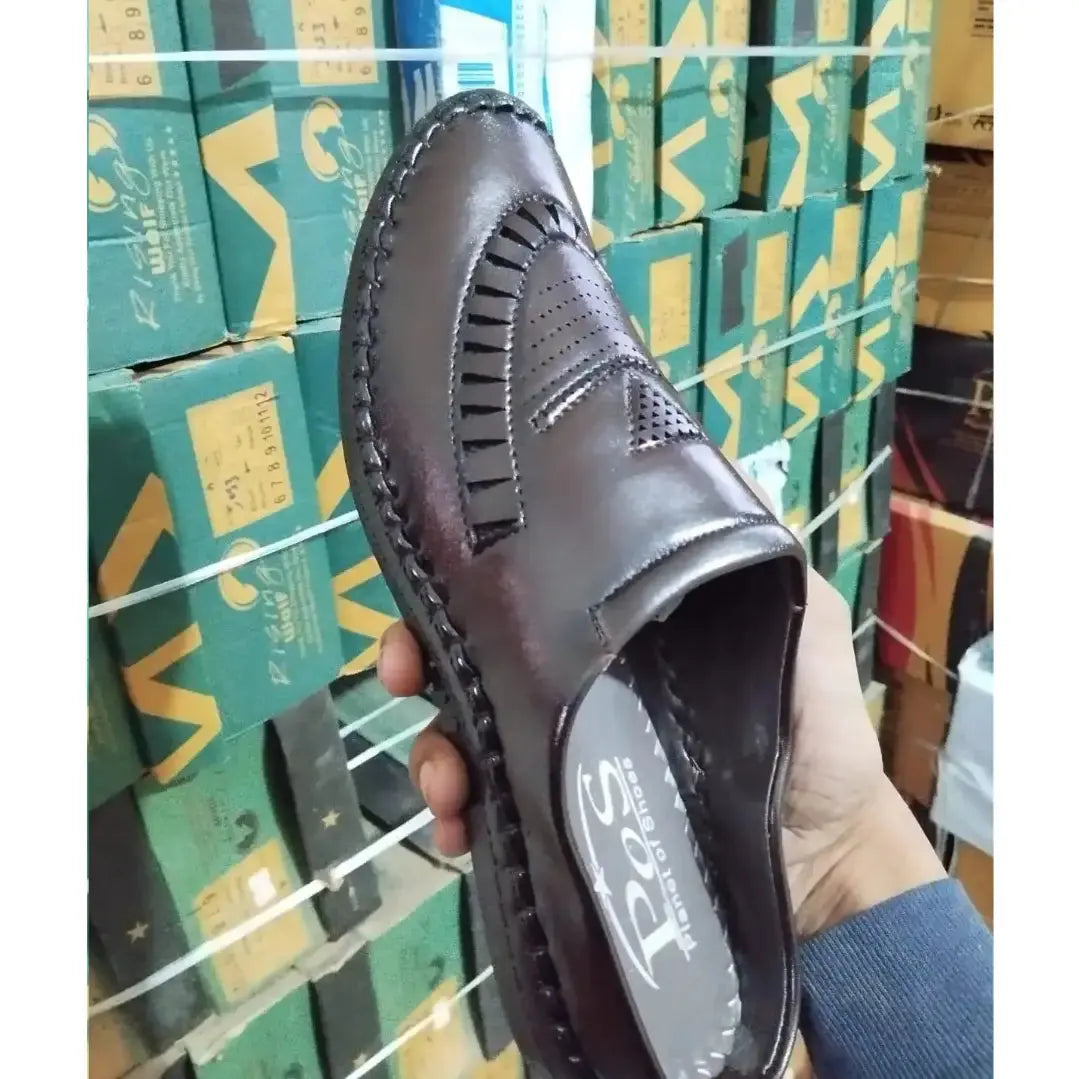 Sandals for Men Casual Synthetic Leather Brown Sandal