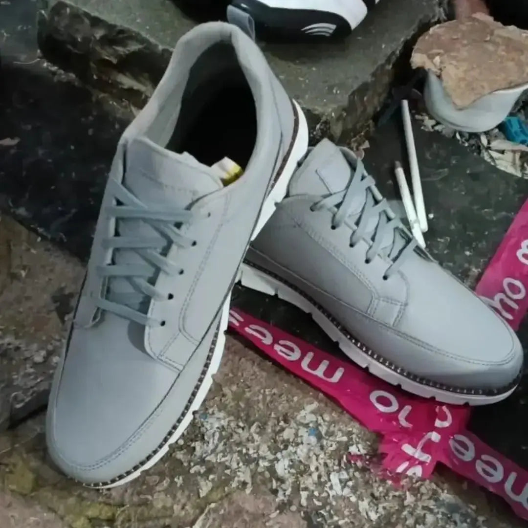 Ultra-Comfy Grey Soft Sole Casual Shoes for Men