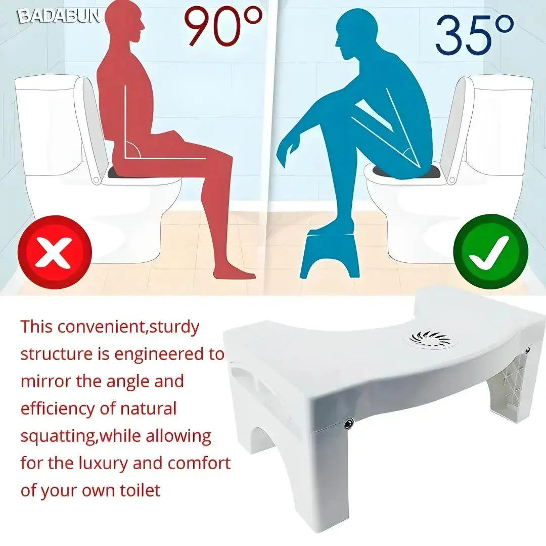 Foldable Potty Stool Anti-Slip Bathroom Squat Step