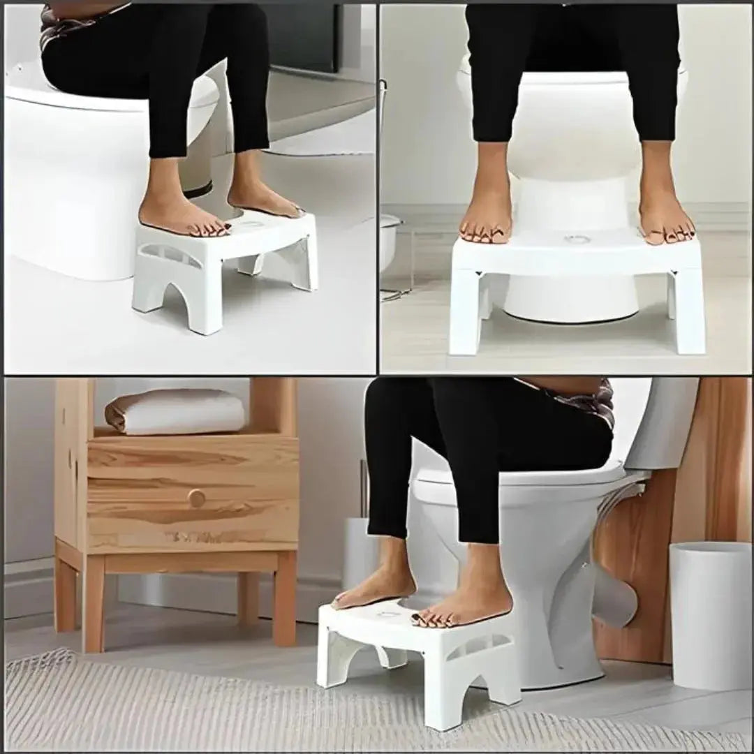 Foldable Potty Stool Anti-Slip Bathroom Squat Step