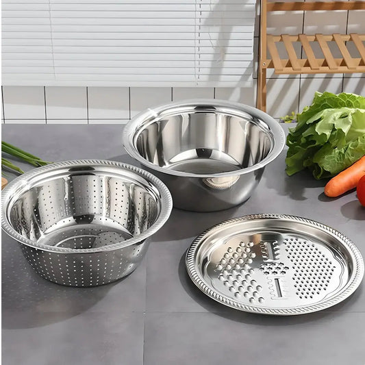 Stainless Steel Colanders Set