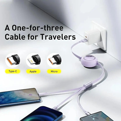 3 in 1 Charging Data Cable