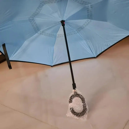 Double Layer Inverted Reversible Umbrella