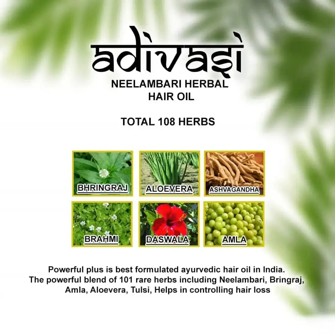 Adivasi Neelambari Herbal Hair Oil