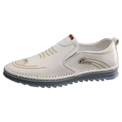 Casual Leather Shoes for Men - White Casual Shoes