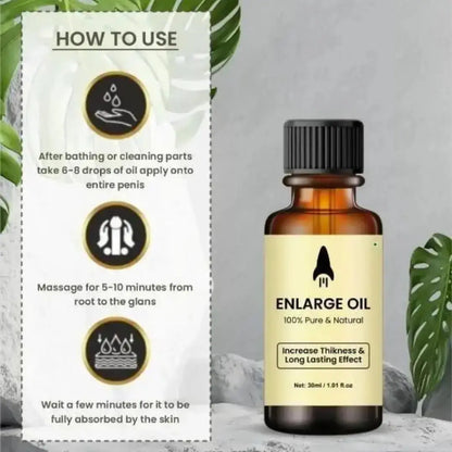 Enlarge Oil Pure and Natural (Pack of 2)