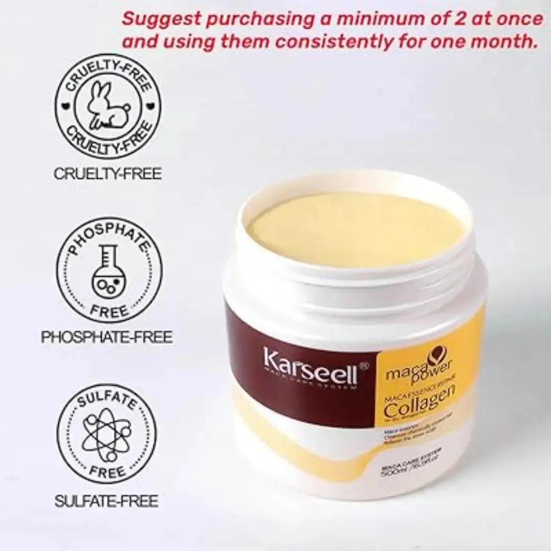 Karseell Collagen Hair Mask (Pack of 4)