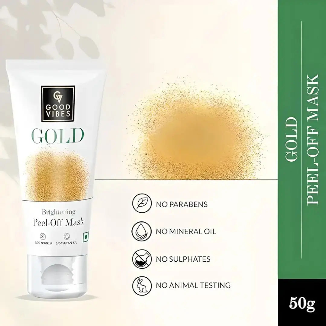 Good Vibes Gold Peel off Mask