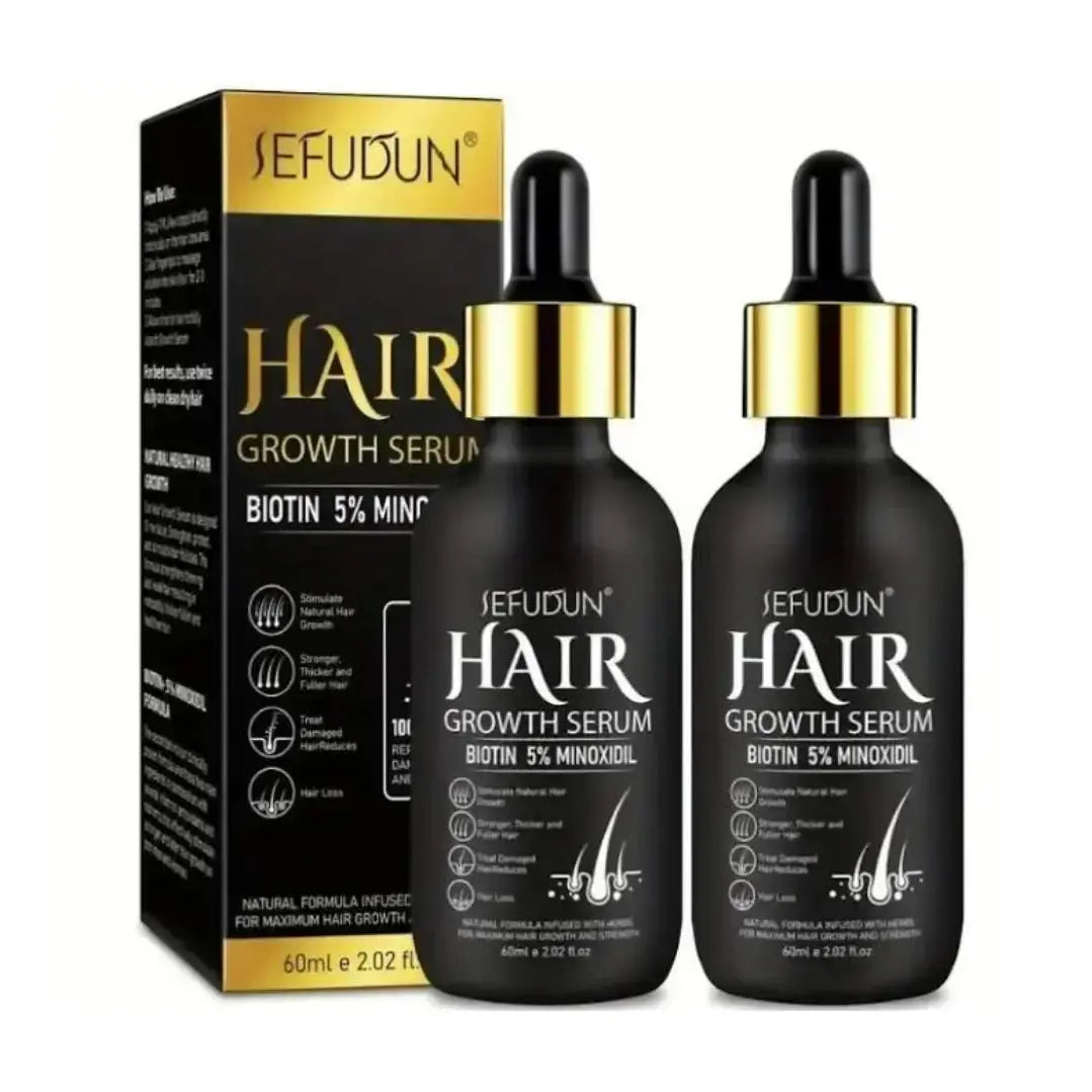 Hair Growth Serum with Biotin 60ml (Pack Of 2)