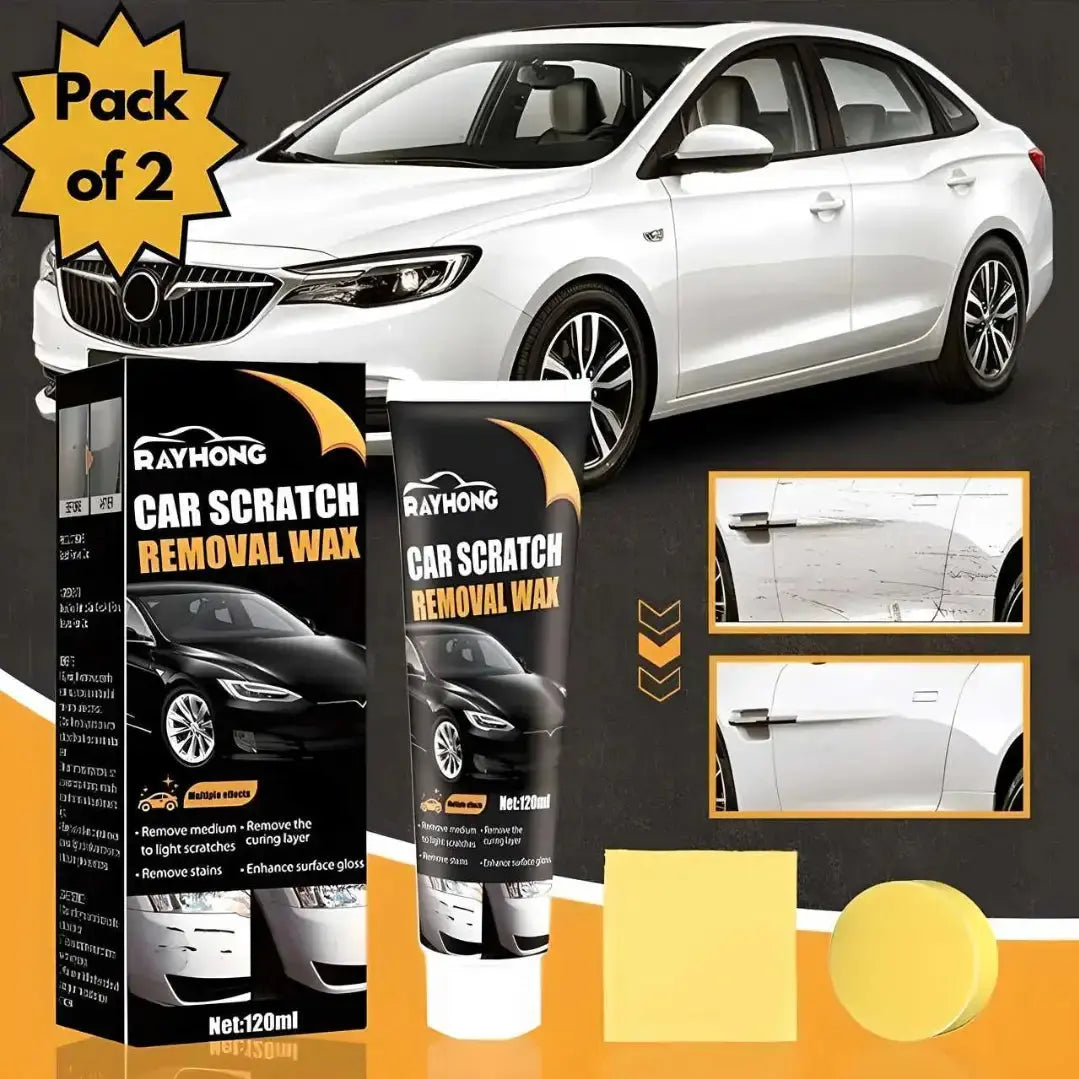 Car Scratch Remover - Car Scratch Removal Wax 120ml (Pack of 2)