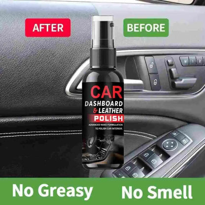 Car Dashboard Polish And Leather Conditioner (Pack of 2)