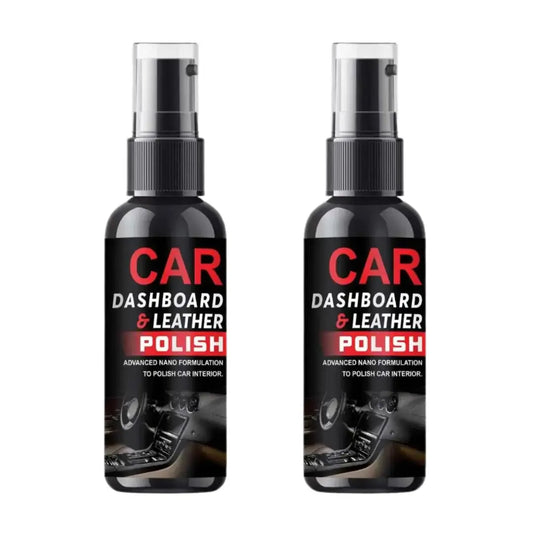 Car Dashboard Polish And Leather Conditioner (Pack of 2)