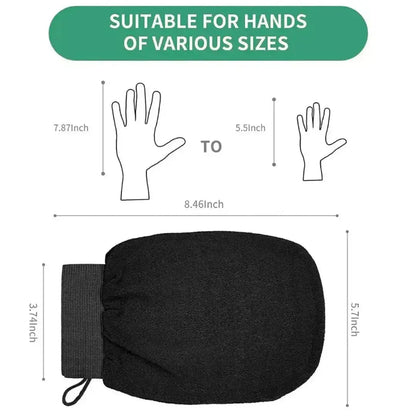 Exfoliating Gloves - Glove Bathing Essential, Used To Remove Dead Skin