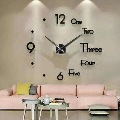 Wall Clock Sticker for Home, Office