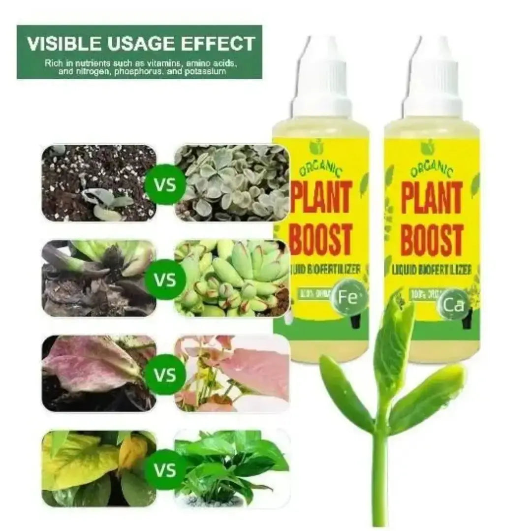 Plant Booster Liquid Biofertilizer for All Crops Organic (Pack of 2)