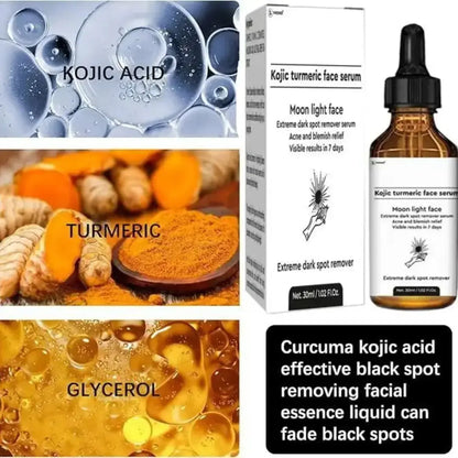 Kojic Acid Serum Turmeric Dark Spot Corrector Serum (Pack of 2)